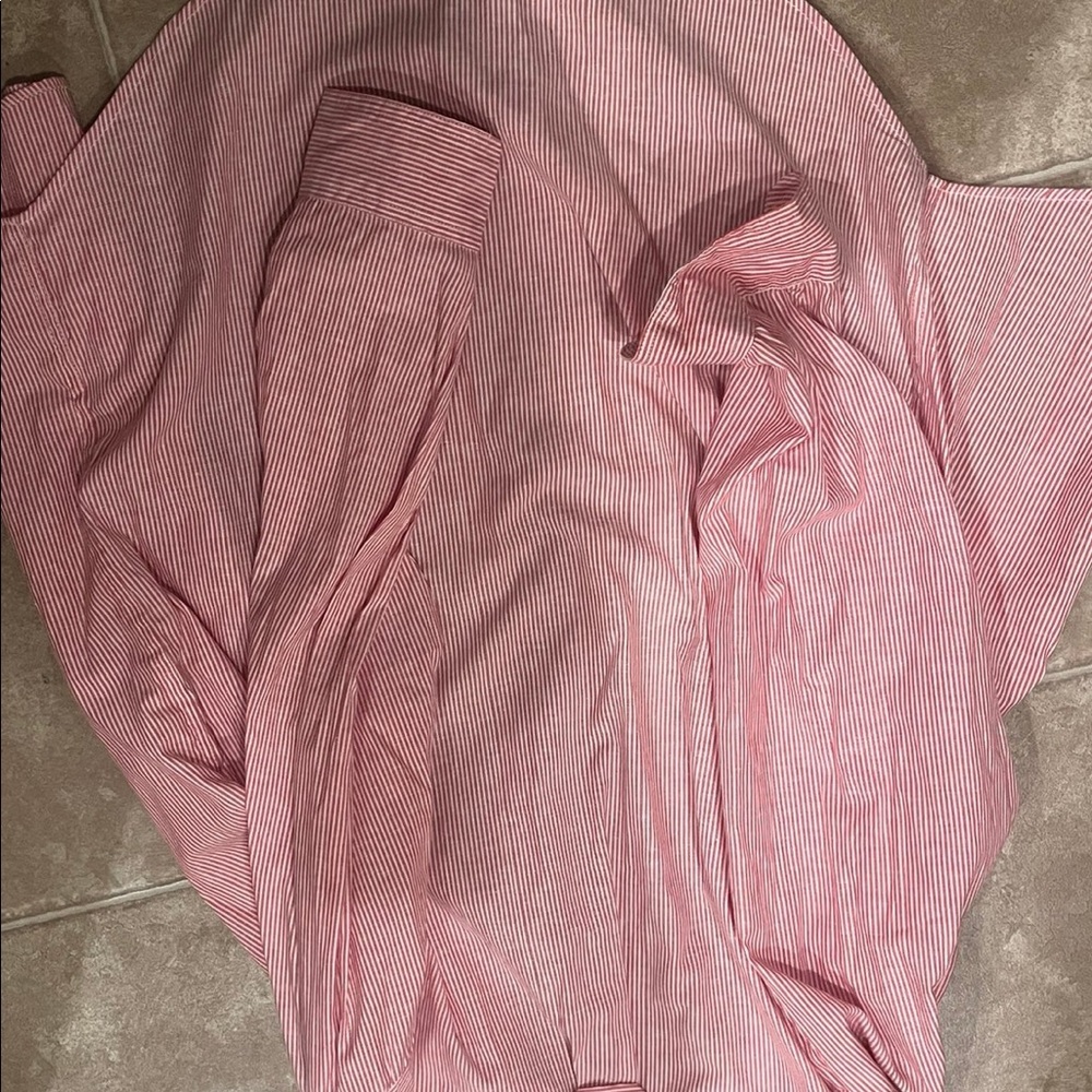 University of Georgia Red Striped Button-Down Shirt - Picture 2 of 3